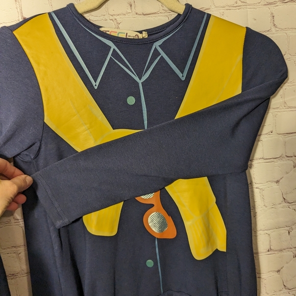 NWT TEELANYC "Sweater" Skater Drawstring Bamboo Cotton Dress Size 11/14 - Picture 7 of 12